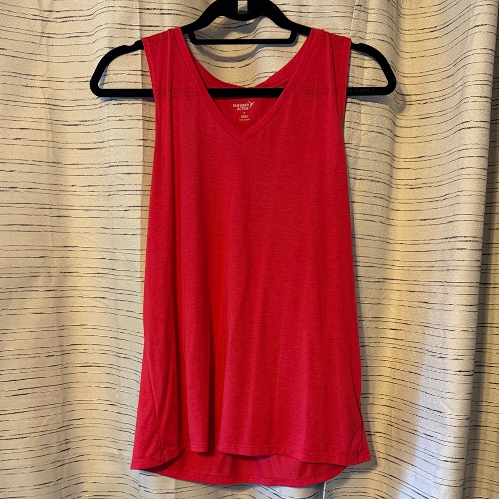 Old Navy Vivid Red Tank Top